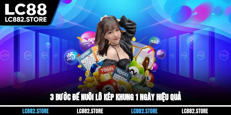 3 bước để nuôi lô kép khung 1 ngày hiệu quả