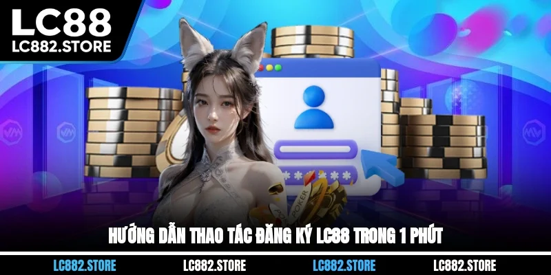 Hướng dẫn thao tác đăng ký LC88 trong 1 phút