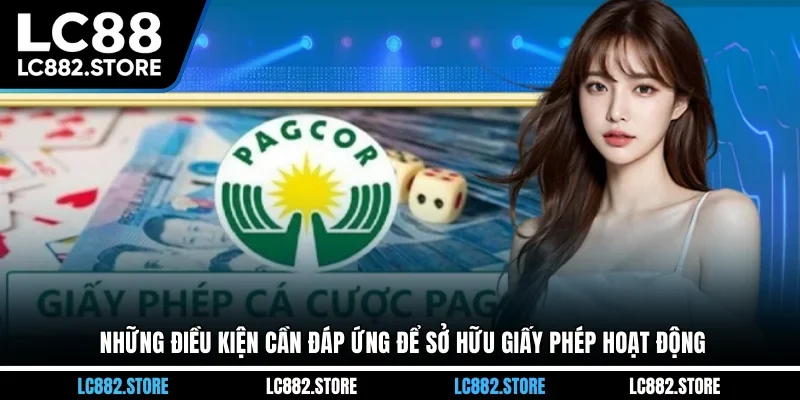 Những điều kiện cần đáp ứng để sở hữu giấy phép hoạt động